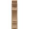 Ekena Millwork 7 1/2-in W x 20-in D x 32-in H Balboa Trad Rough Cedar Woodgrain TimberThane Outlooker, Primed Tan OUTUR075X20X32BOA04RCPR - alternate 6